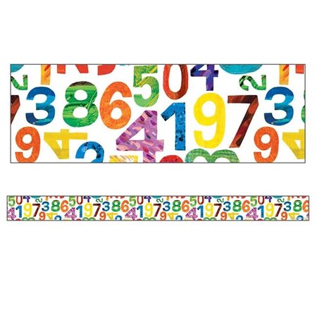 World of Eric Carle Numbers Straight Borders - Multi Color